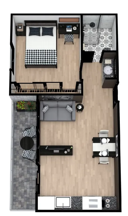 Vente Appartement F2 Alger Bordj el kiffan