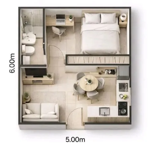 Vente Appartement Studio Alger Bordj el kiffan
