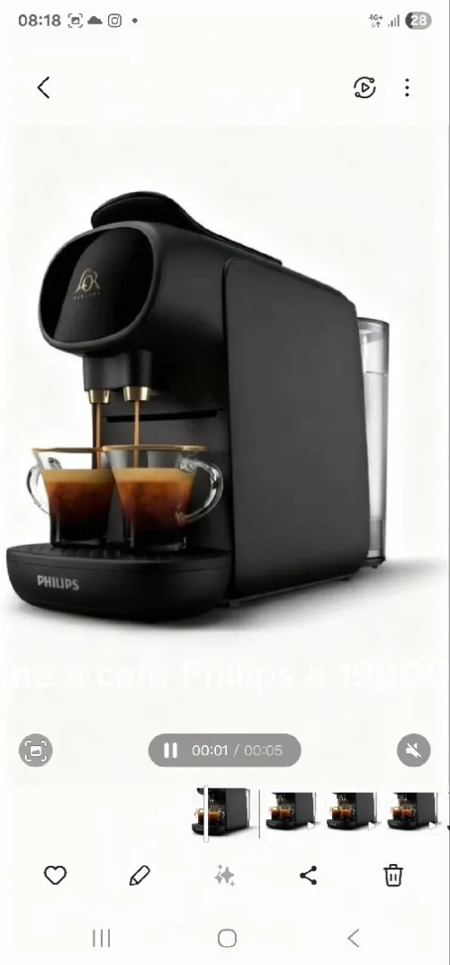 Machine à café Philips neufs a 19000 contacté  le 0552090127