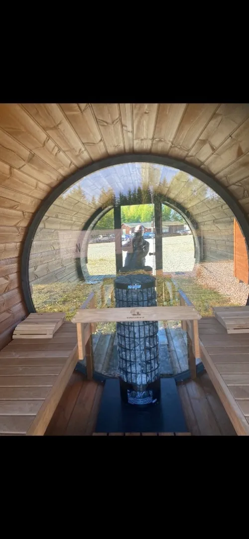 Le Sauna Harvia avec le bois . Aspen ,Abachi,thermoaspen,Thermoalder,pine , Spruce 