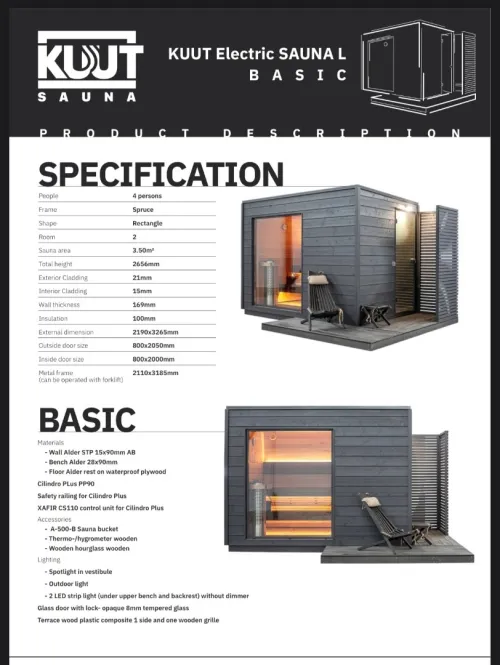 Le Sauna Harvia avec le bois . Aspen ,Abachi,thermoaspen,Thermoalder,pine , Spruce 