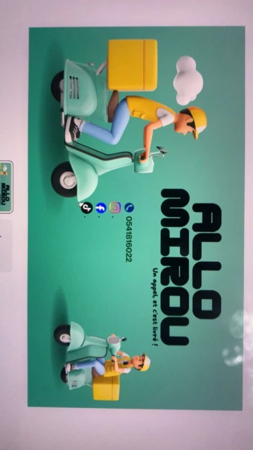 Livreur avec moto