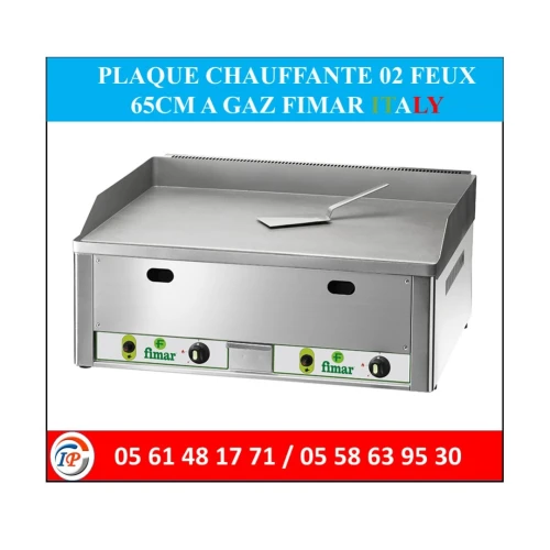 PLAQUE CHAUFFANTE 02 FEUX  65CM  A GAZ FIMAR ITALY 