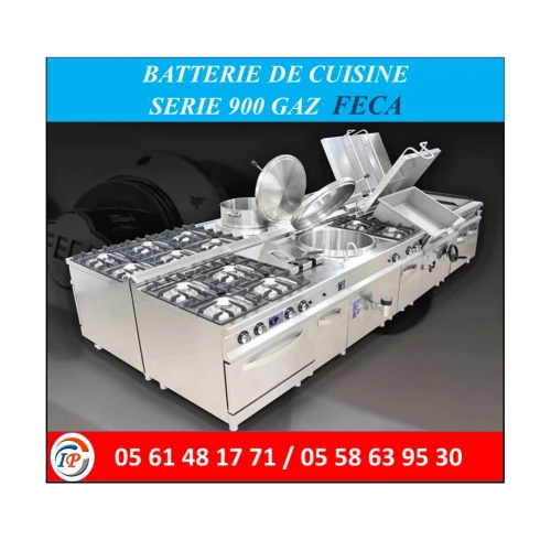 BATTERIE DE CUISINE SERIE 900 GAZ FECA