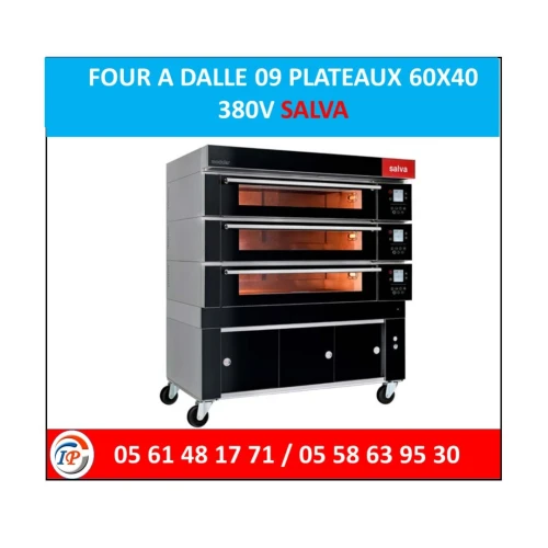 FOUR A DALLE 09 PLATEAUX 60X40 380V SALVA 