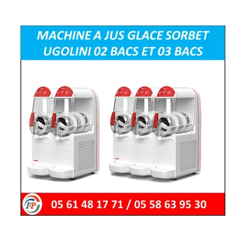 MACHINE A JUS GLACE SORBET UGOLINI 02 ET 03 BACS 