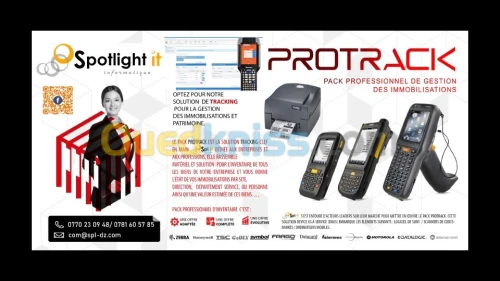 "ProTrack"  Solution de Gestion et inventaire des immobilisations 