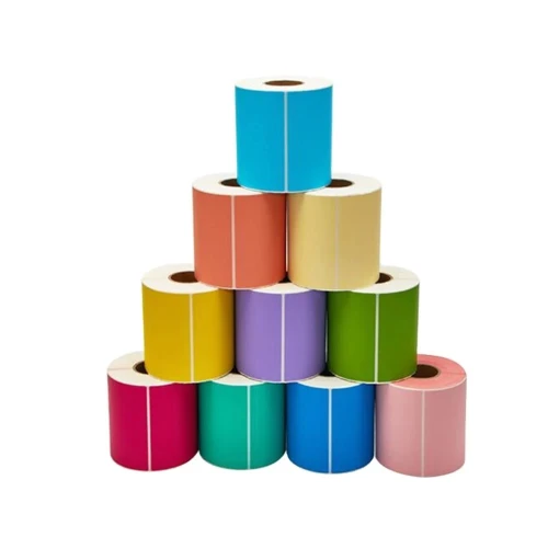 Etiquettes , Étiquette , Étiquettes, Rouleaux, thermique , destructibles , aluminium 