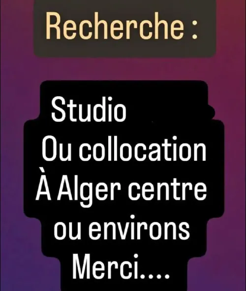 Location Studio Alger Alger centre