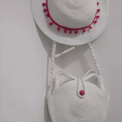 sac et chapeau pour les filles
