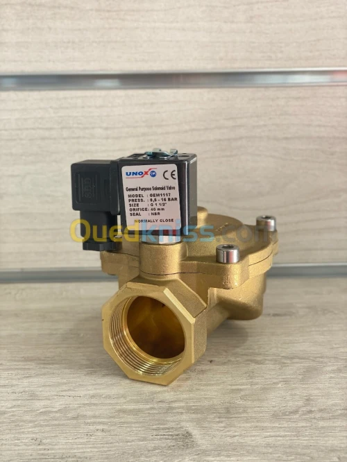 ELECTROVANNE UNOX EAU, VAPEUR,