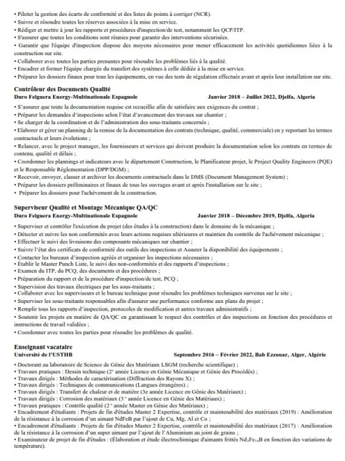 Coordinateur Projets