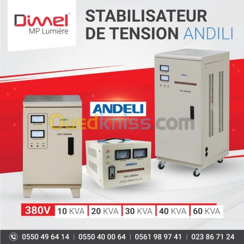 stabilisateur  Chint Andeli 380V 