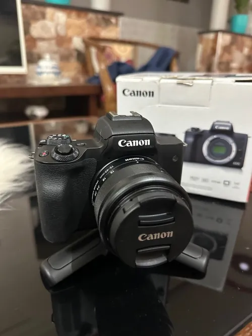 Canon EOS M50 Mark II Mirrorless Camera with ( 15-45mm IS STM )