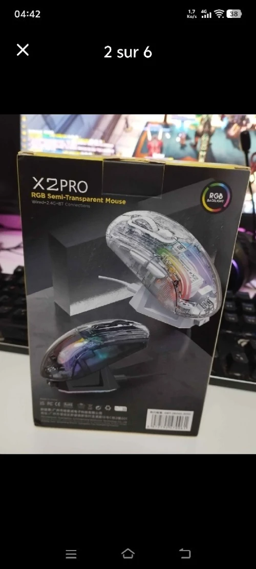 Attack shark x2 pro rgb sans fil