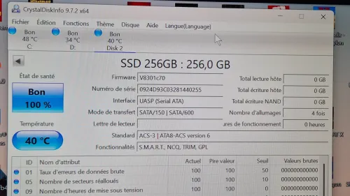 SSD 256GB SATA