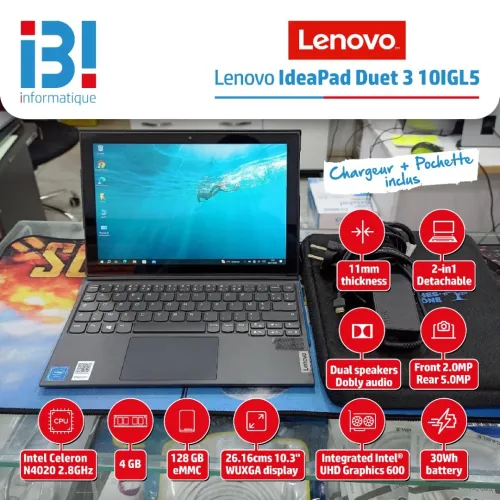 Lenovo IdeaPad Duet 3 10IGL5 كمبيوتر و شاشة محمول
