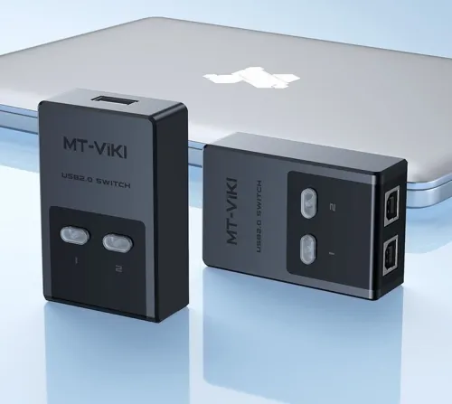 partage d'imprimante/répartiteur USB / 2 Ports MT-SW221-CH avec 2 câbles d'imprimantes