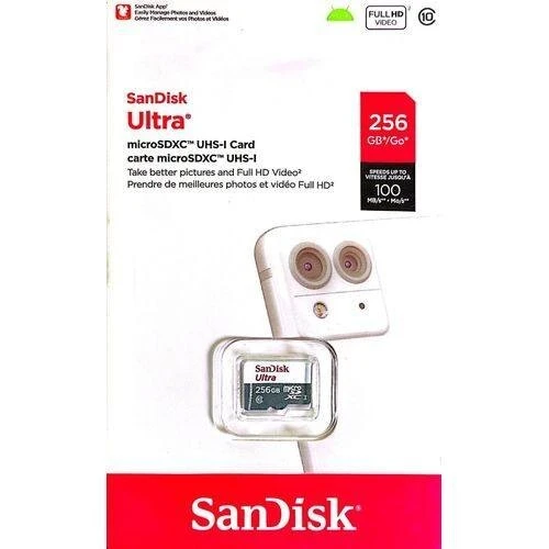 carte memoire microSD SanDisk Ultra 256GB