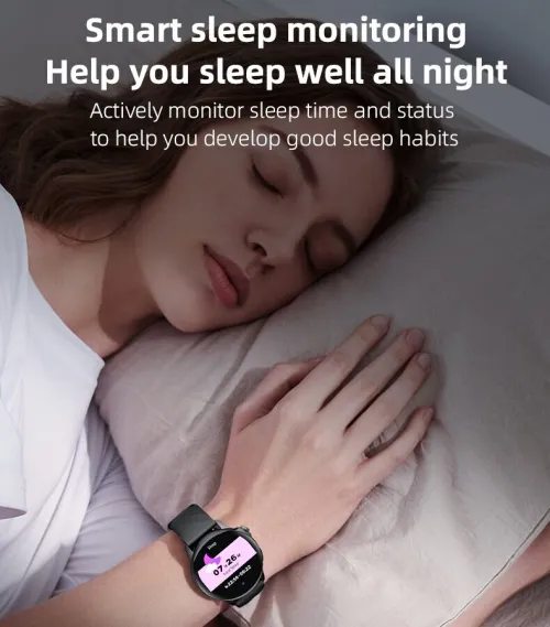 Smartwatch Circular YESIDO IO29 | Écran HD, Étanchéité IP67 et Autonomie Longue Durée