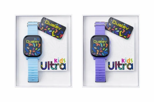 SmartWatch Qualev Kids Ultra pour vos enfants (GPS/Bouton SOS/Appels/messages/Caméra/Jeux éducatifs)