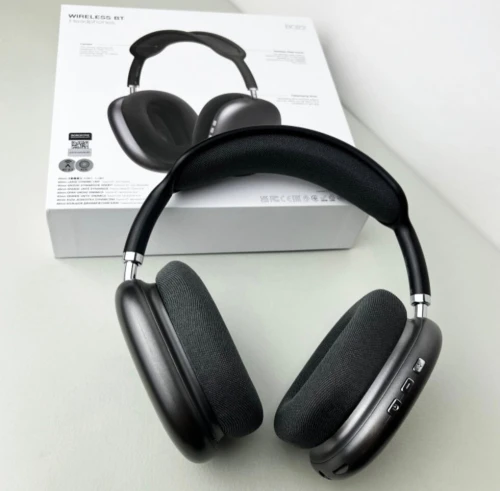 casque sans fil Bluetooth Borofone BO22 noir/silver/bleu