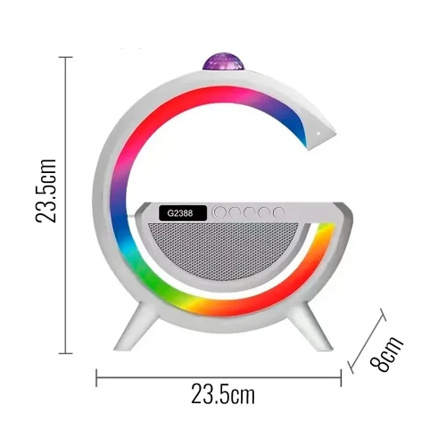 3EN1 BAFFLE+LAMPE INTELLIGENTE RGB AVEC CHARGEMENT SANS FIL G-2388