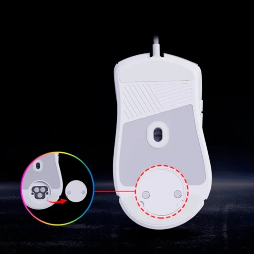 Havit Gamenote MS1033 souris de jeu filaire RGB avec 9 boutons programmable à 8000 DPI.