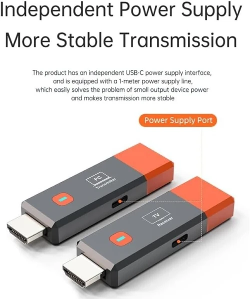 transmetteur et récepteur HDMI sans fil résolution 1080p Full HD 50M