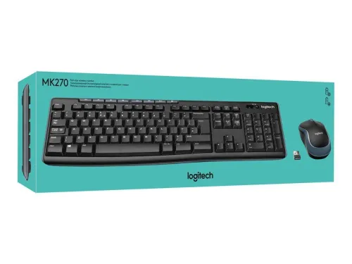 Ensemble clavier et souris sans fil Logitech MK270 USB2,4GHz, 8touches multimédias et de raccourci