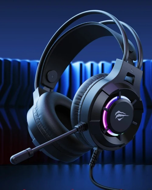 Casque gaming filaire Havit Gamenote H2049D RGB, prise jack 3,5mm*2