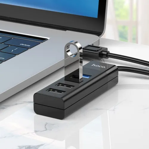 HUB type c 4-en-1 HB25 Type-C vers USB3.0+USB2.0*3.