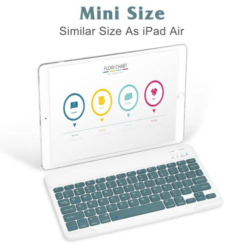 Ensemble clavier AZERTY et souris sans fil Bluetooth Yilima QS-1010