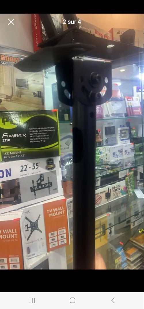 support tv PLAFOND 24"75" qualité supérieure