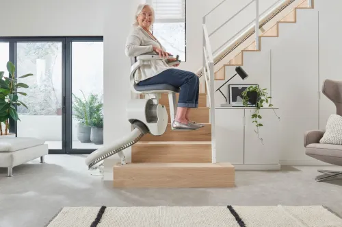 Monte-escalier pour personne agée. 