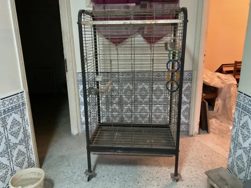 Grande cage perroquet