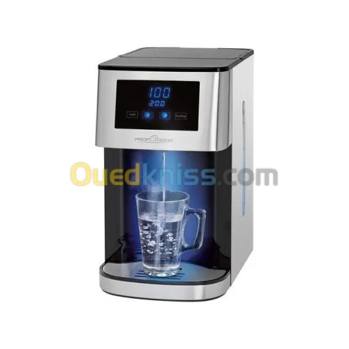 Proficook Distributeur & Fontaine A Eau Chaude - Capacité 4 Litres - 2600 W - Gris