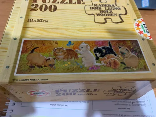 Puzzle vintage EDUCA  pièces en bois (Espagne, 1983)