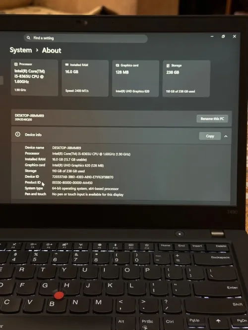 Lenovo Thinkpad T470
