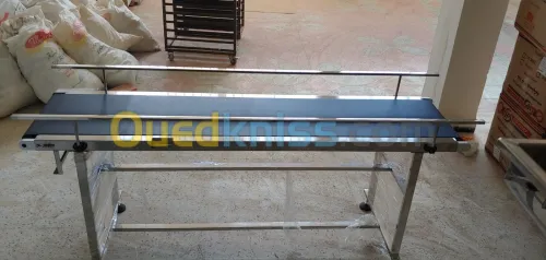 Tapis Convoyeur Horizontal avec motoréducteur-vitesse variable / سير ناقل أفقي (2000cm/500cm)
