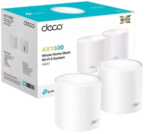 ROUTEURS TP-LINK DECO X10 (PACK-2) PCS MESH WI-FI 6 AX1500 - MU-MIMO - OFDMA