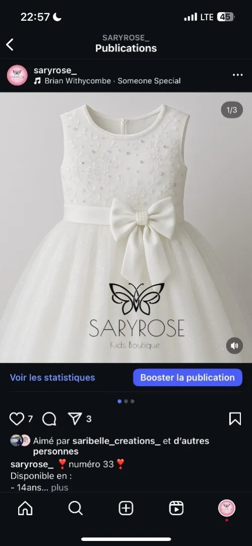 Robes mariage fillettes 