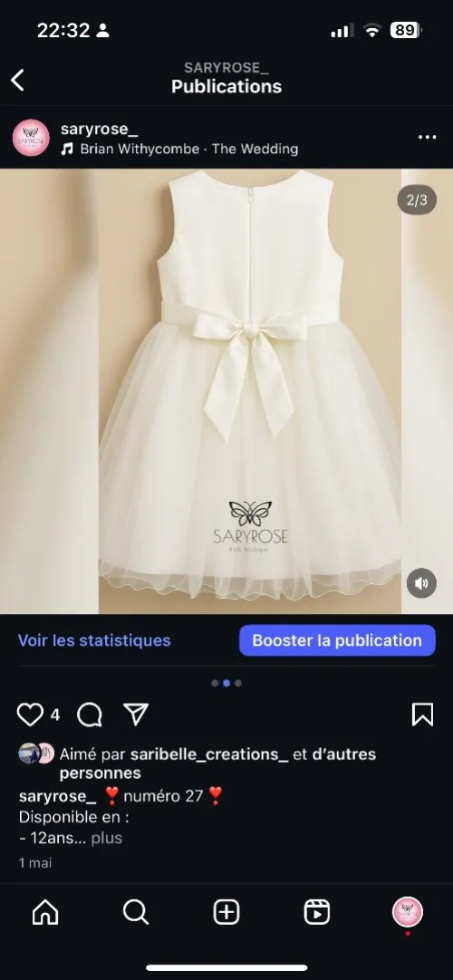 Robes mariage fillettes 