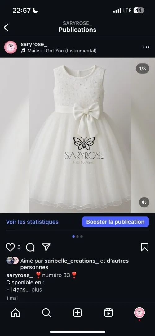 Robes mariage fillettes 