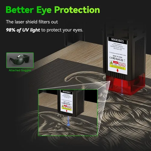Makibes X1 Graveur Laser 5.5W