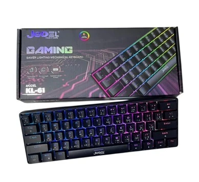 CLAVIER GAMING JEDEL KL61 MECANIQUE SANS FIL BLEU SWITCH