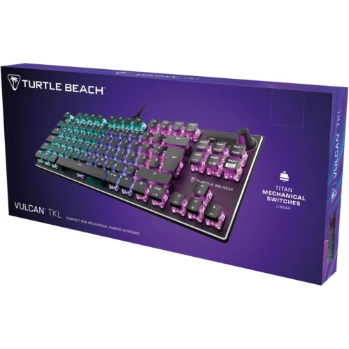 CLAVIER TURTLE BEACH VULCAN TKL TITAN MECHANIQUES SWITCHES RGB
