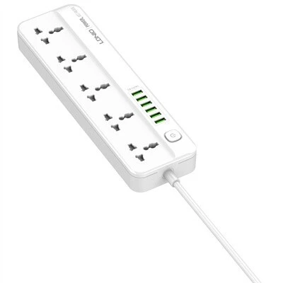 MULTIPRISE LDNIO SC5614 5PRISE & 6USB 2500W
