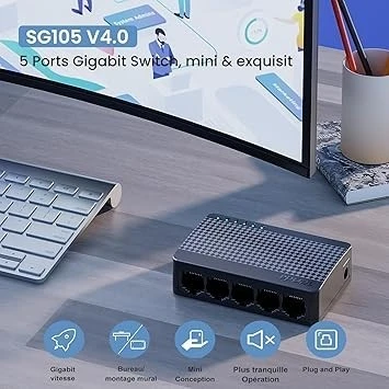 SWITCH TENDA 5 PORTS GIGABIT SG105