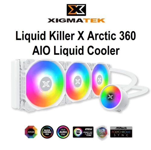 WATERCOOLING XIGMATEK LIQUID KILLER X ARCTIC 360 ARGB LGA1700 & AM5
